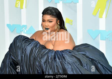 Newark, New Jersey, États-Unis. 28th août 2022. Lizzo aux 2022 MTV VMA au Prudential Centre sur 28 août 2022 à Newark, New Jersey. Crédit : John Palmer/Media Punch/Alamy Live News Banque D'Images