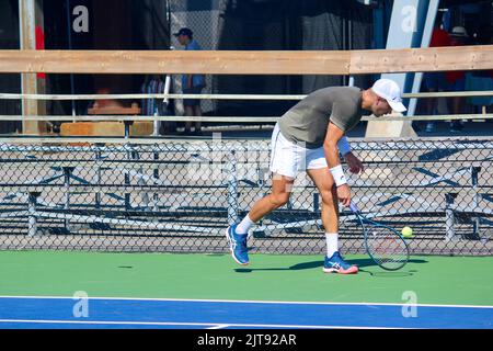 Borna Coric à la Banque nationale ouverte à Montréal, Québec, on 6 août 2022. Banque D'Images