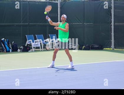 Grigor Dimitrov à l'ouverture de la Banque nationale à Montréal sur 7 août 2022. Banque D'Images