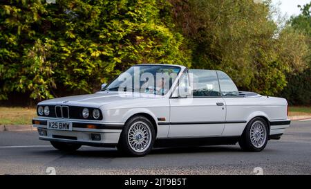 BMW série 3 blanche de 1991 1596 cc Banque D'Images