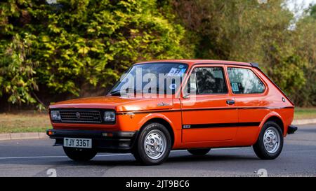 Une des voitures les plus rares de Grande-Bretagne, une Fiat 127 Sport 1979 1049cc, l'une des 3 voitures restantes Banque D'Images