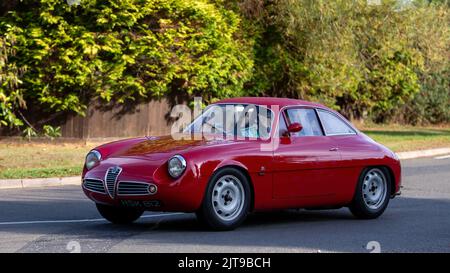 Alfa Romeo Giulietta Sprint Zagato (1961) moteur 1290cc Banque D'Images