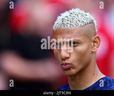 Nottingham, Royaume-Uni. 28th août 2022. Richarlison de Tottenham pendant le match de la Premier League au City Ground, Nottingham. Le crédit photo devrait se lire: David Klein / Sportimage crédit: Sportimage / Alay Live News Banque D'Images