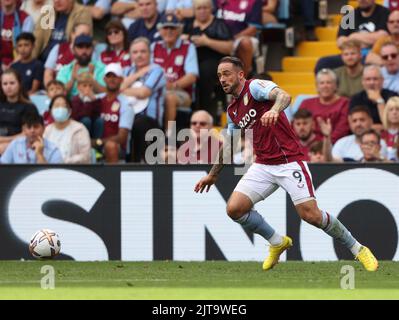 Birmingham, Royaume-Uni. 28th août 2022. Danny ings (AV) au match Aston Villa v West Ham United EPL, à Villa Park, Birmingham, Royaume-Uni sur 28 août 2022. Crédit : Paul Marriott/Alay Live News Banque D'Images