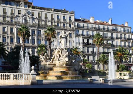 Fontaine de la Fédération - place de la liberté - Toulon - Provence Alpes Côte d'azur - France Banque D'Images