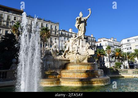 Fontaine de la Fédération - place de la liberté - Toulon - Provence Alpes Côte d'azur - France Banque D'Images