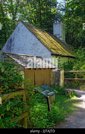 Tudor House, St Fagans National History Museum/Amgueddfa Werin Cymru, Cardiff, Pays de Galles, Royaume-Uni. Banque D'Images