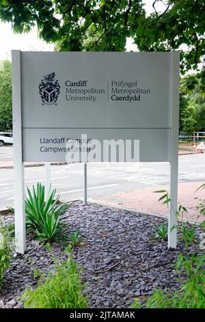 Cardiff Metropolitan University, campus de Llandaff, Cardiff, pays de Galles. Banque D'Images