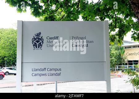 Cardiff Metropolitan University, campus de Llandaff, Cardiff, pays de Galles. Banque D'Images