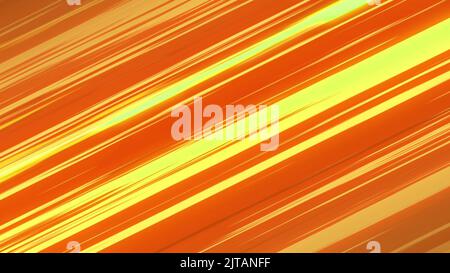 Vitesse coloré jaune et orange résumé anime arrière-plan. 3d illustration Banque D'Images
