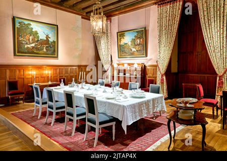 Château d'Azay le Rideau. Vallée de la Loire. France. Banque D'Images