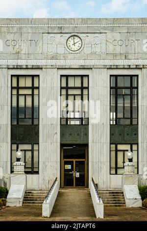 Palais de justice du comté de Mitchell, West Broad Street, Camilla, Géorgie Banque D'Images