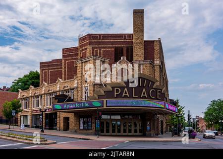 Albany, NY Etats-Unis - 7 juillet 2016: Le théâtre historique était à l'origine un lieu radio Keith Orpheum (RKO). Banque D'Images