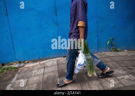 Bangladesh, Dhaka, novembre 2021. Illustration de la vie quotidienne dans la ville de Dhaka, capitale du Bangladesh. Photo de Martin Bertrand. Bangladesh, D. Banque D'Images