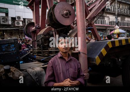 Bangladesh, Dhaka, novembre 2021. Illustration de la vie quotidienne dans la ville de Dhaka, capitale du Bangladesh. Photo de Martin Bertrand. Bangladesh, D. Banque D'Images