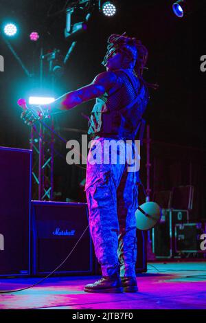 HO99O9 jouer au Leeds Festival le dimanche 28th août 2022, en haut de la scène Festival Republic qui est présenté par les hôtels et resorts IHG crédit: Tracy Daniel/Alay Live News Banque D'Images