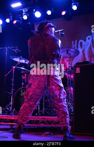 HO99O9 jouer au Leeds Festival le dimanche 28th août 2022, en haut de la scène Festival Republic qui est présenté par les hôtels et resorts IHG crédit: Tracy Daniel/Alay Live News Banque D'Images