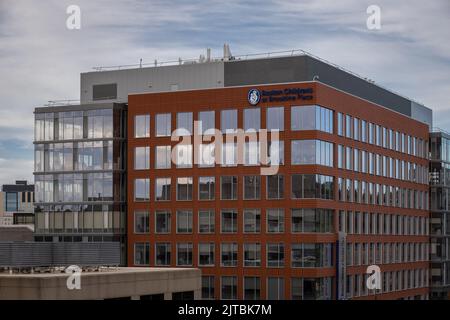 Un nouveau bâtiment de recherche pour l'hôpital pour enfants de Boston Banque D'Images
