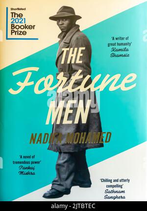 The Fortune Men, sélectionné pour le prix Booker 2021 par Nadifa Mohamed. Couverture de livre Banque D'Images