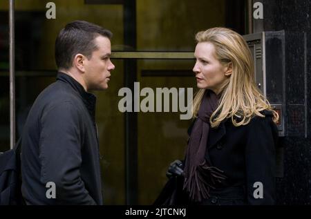 MATT DAMON, Joan Allen, The Bourne Ultimatum, 2007 Banque D'Images