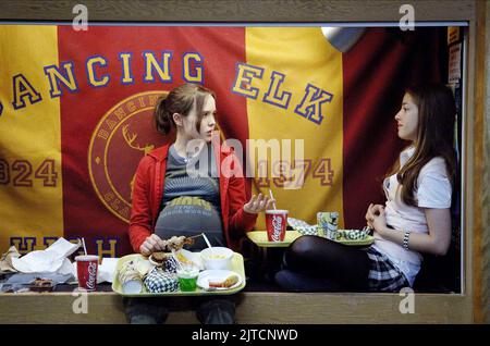 ELLEN PAGE, Olivia Thirlby, JUNO, 2007 Banque D'Images