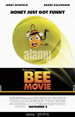 L'affiche de Barry B. Benson, 2007, Bee Movie Banque D'Images