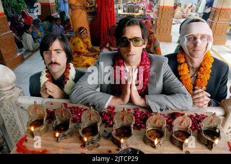 JASON SCHWARTZMAN, Adrien Brody, Owen Wilson, Le DARJEELING LIMITED, 2007 Banque D'Images