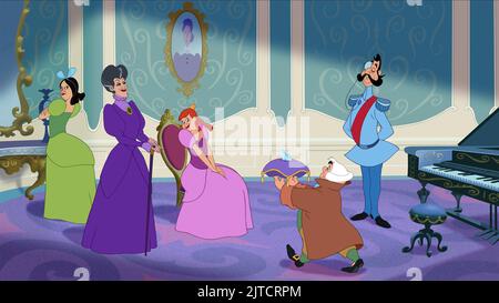 DRIZELLA, Anastasia, LADY TREMAINE, LE GRAND-DUC, Cendrillon 3 : une torsion dans le temps, 2007 Banque D'Images