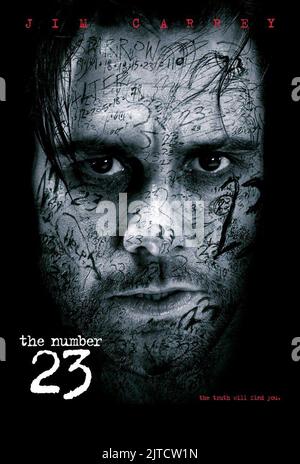 JIM CARREY, LE NUMÉRO 23, 2007 Banque D'Images