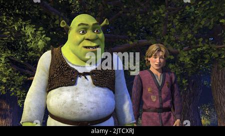 SHREK, ARTIE, Shrek le troisième, 2007 Banque D'Images