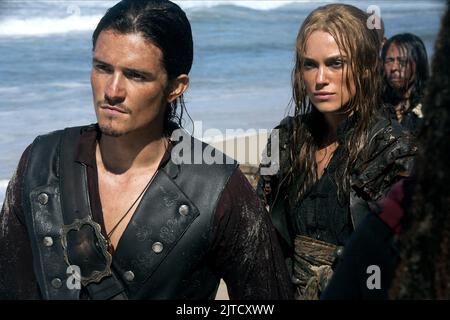 ORLANDO BLOOM, Keira Knightley, PIRATES OF THE CARIBBEAN : AT WORLD'S END, 2007 Banque D'Images