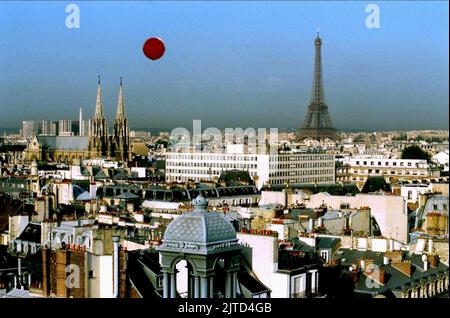 LE BALLON ROUGE AU-DESSUS DE PARIS, VOL DU BALLON ROUGE, 2007 Banque D'Images
