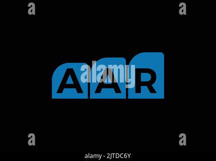 AAR logo Design Template for Multiuse initial Monogram Letter a a r logo Design Vector Template Letter AAR logo Design Illustration de Vecteur