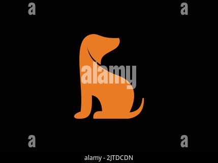 Chien Vector Art Puppy PET mignon chien logo Design icône Clipart Illustration de Vecteur