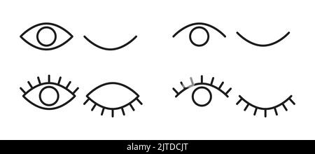 Icônes de mot de passe définies. Icônes de confidentialité des données et de marquage de contenu sensible. Illustration vectorielle Illustration de Vecteur