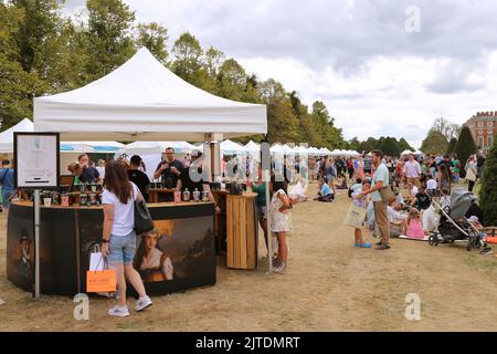 Bar Bone Idyll, Food Festival, Hampton court Palace, East Molesey, Surrey, Angleterre, Grande-Bretagne, Royaume-Uni, Royaume-Uni, Europe Banque D'Images