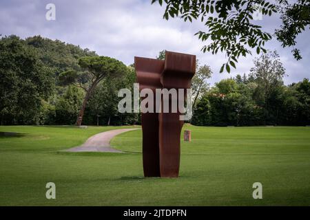 Chillida Leku. Un musée du sculpteur basque Eduardo Chillida près de la ville de San Sebastian. Espagne. Banque D'Images