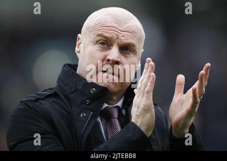 Photo du dossier datée du 22-02-2020 de Sean Dyche. Bournemouth a mis Scott Parker sur le devant de la nouvelle saison de la Premier League et à l'occasion d'un match record de 9-0 à Liverpool. Gary O’Neil a été placé en charge temporaire et l’agence de presse de l’AP s’occupe ici de certains des autres candidats qui pourraient occuper le poste de premier plan au stade Vitality. Date de publication : mardi 30 août 2022. Banque D'Images