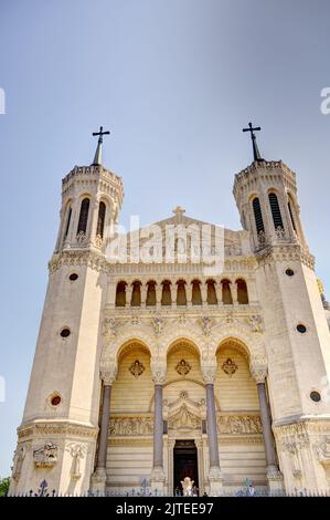 Basilique de Fourvière, Lyon Banque D'Images