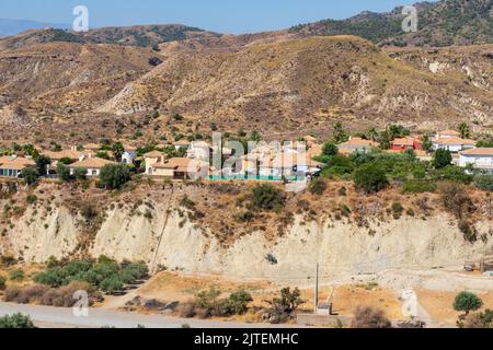 Partaloa une petite ville dans la vallée d'Almanzora, province d'Almeria, Andalousie Espagne Banque D'Images