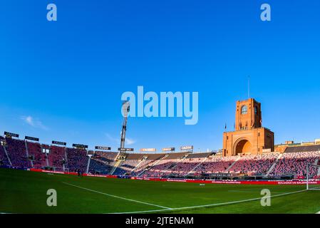 Bologne, Italie. 21st août 2022. Stade Dall'Ara pendant le FC de Bologne vs Hellas Verona, football italien série A match à Bologne, Italie, 21 août 2022 crédit: Agence de photo indépendante/Alamy Live News Banque D'Images