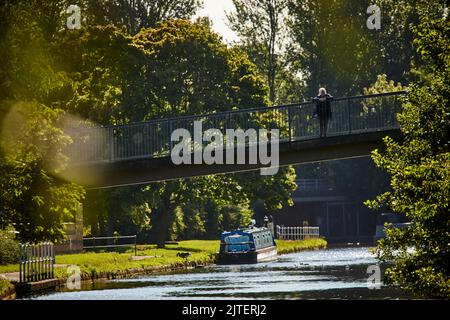 Runcorn, Cheshire, le canal de Bridgewater Banque D'Images