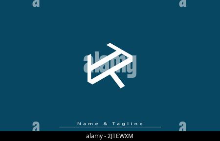 Lettres de l'alphabet initiales Monogram logo IT , TI Illustration de Vecteur