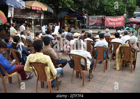 Kolkata, Inde. 30th août 2022. Manifestation de protestation contre la rémission de la punition des violeurs de groupe de Bilkis Bano lors des émeutes du Gujarat en 2002. (Photo de Biswarup Ganguly/Pacific Press) crédit: Pacific Press Media production Corp./Alay Live News Banque D'Images