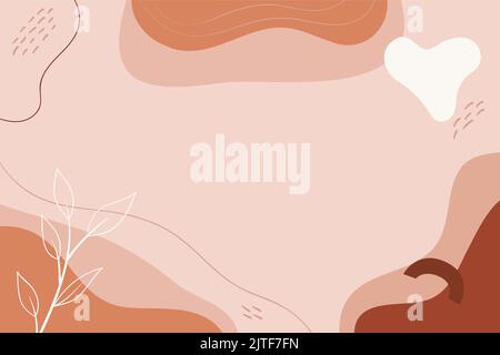 Illustration vectorielle d'arrière-plan en terre cuite dessiné à la main Illustration de Vecteur