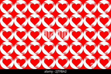 Motif sans couture en forme de coeur avec texture demi-teinte. Illustration vectorielle Illustration de Vecteur