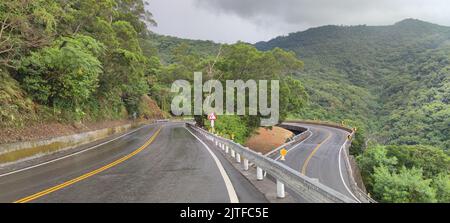 Beiyi Highway, Taipei Yilan - 29 août 2022 : la plus belle route forestière, Beiyi Highway, Taïwan Banque D'Images