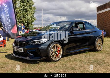 BMW M2 CS ‘FE70 XUR’ en exposition au Bicester Heritage Scramble célébrant 50 ans de BMW M. Banque D'Images