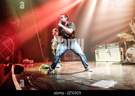 Oslo, Norvège. 24th, août 2022. Le groupe de rock américain Clutch joue un concert au Sentrum Scene d'Oslo. Ici, le chanteur Neil Fallon est vu en direct sur scène. (Crédit photo: Gonzales photo - Terje Dokken). Banque D'Images