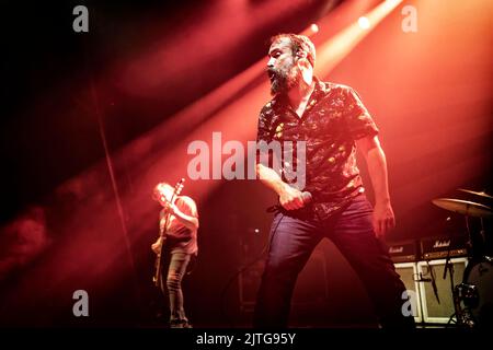 Oslo, Norvège. 24th, août 2022. Le groupe de rock américain Clutch joue un concert au Sentrum Scene d'Oslo. Ici, le chanteur Neil Fallon est vu en direct sur scène. (Crédit photo: Gonzales photo - Terje Dokken). Banque D'Images